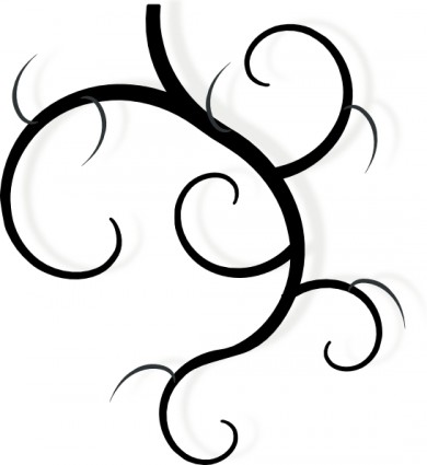 desain elemen swirl clip art
