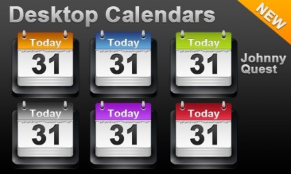 Desktop Kalender-Icon Icons pack