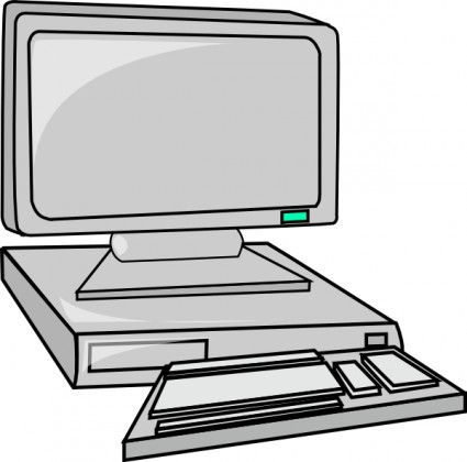 clipart de computador desktop