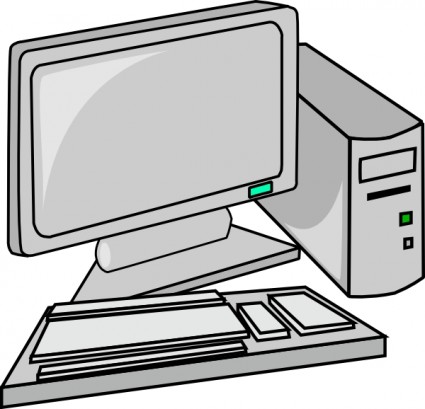 komputer stacjonarny clipart
