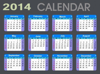 Detailed Calendar
