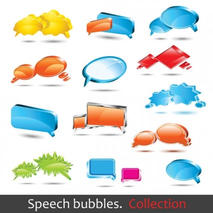 対話のバブルのロゴのベクトル