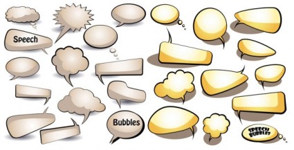 Dialogue Bubbles Vector