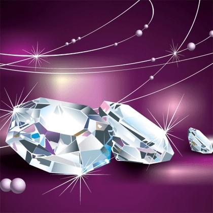 illustration vectorielle diamant gratuit