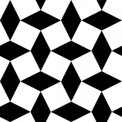 Diamond Squares Pattern Clip Art
