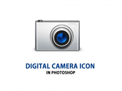 デジタル カメラのアイコンの psd ファイル