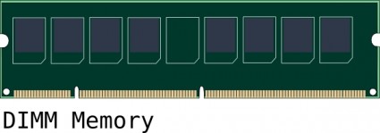 image clipart mémoire DIMM