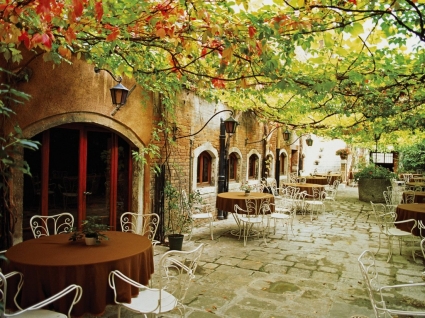 alfresco Tapete Italien Welt Restaurants