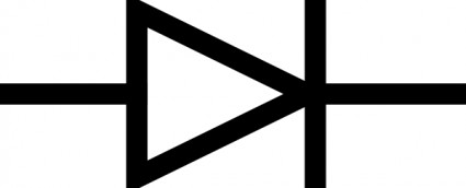 ClipArt simbolo di diodo