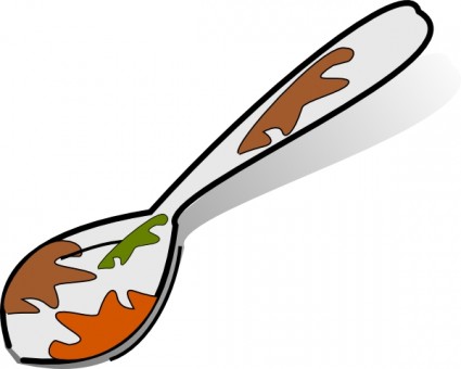 clip art de cuchara sucia