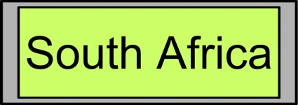 แอฟริกาใต้จอแสดงผลดิจิตอล svg