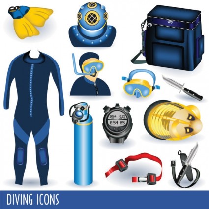 Diving Equipment Vector