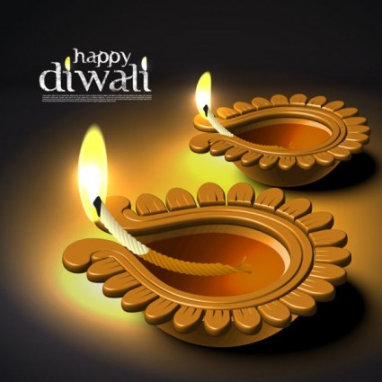 Diwali Beautiful Background Vector