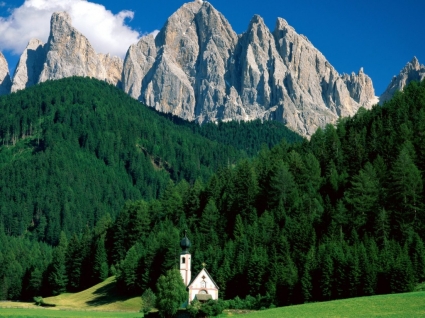 pegunungan Dolomite wallpaper dunia Italia