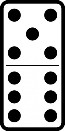 Domino définie une image clipart
