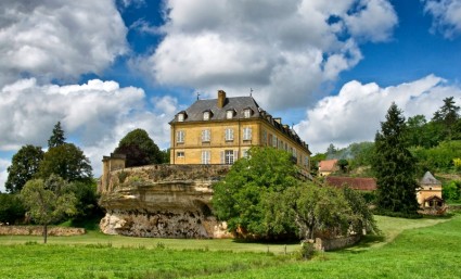 Dordogne Francia roc de du chateau