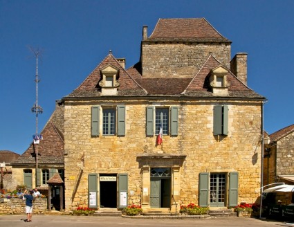 Dordogne Francia town hall