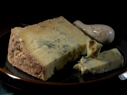 Dorset blau eine Käse Milch Produkt essen