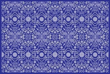 patrón de punto flor patrón vectorial eps diseño tutorial