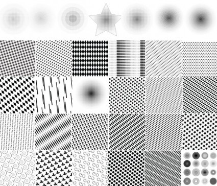 Dot Pattern Background Vector Diagram U0026amp