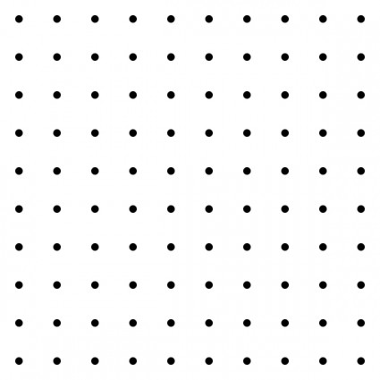 puntini quadrati ClipArt modello di griglia