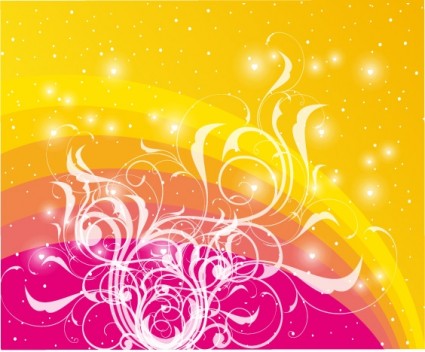 Dotted Colored Vector With Swirls D