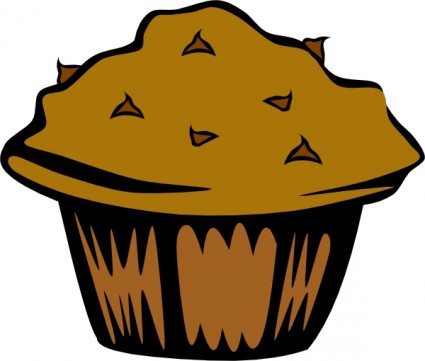 clipart double muffin au chocolat