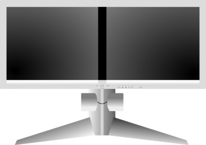ClipArt di doublesight dual monitor