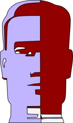 Droid Robot Head Face Clip Art