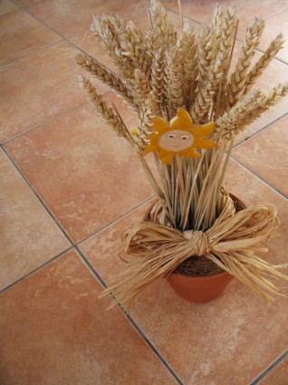 decorazione di grano secco