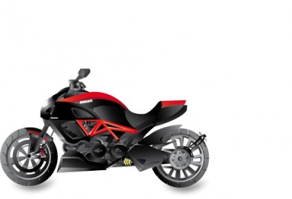 Ducati diavel motosiklet vektör