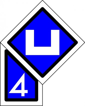 sinal de estrada de ferro holandesa clip-art