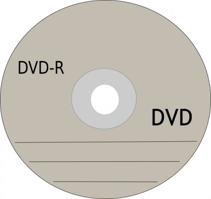 clipart de DVD disque