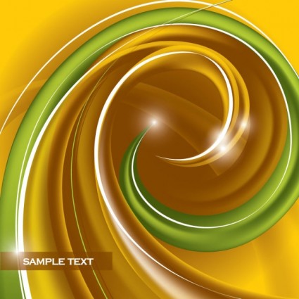 Dynamic Abstract Spiral Pattern Vector