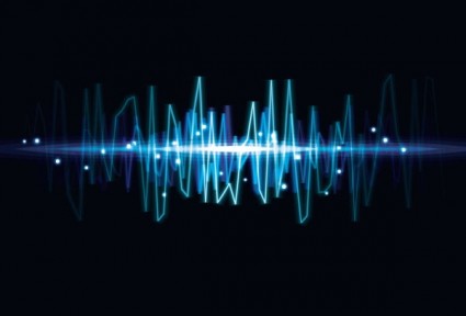 Dynamic Audio Waves Vector