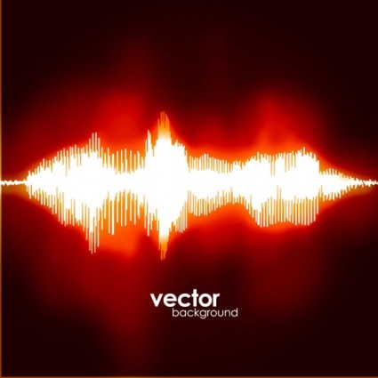 dinamis audio gelombang vektor