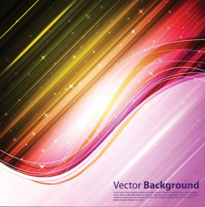 Dynamic Brilliant Color Background Vector