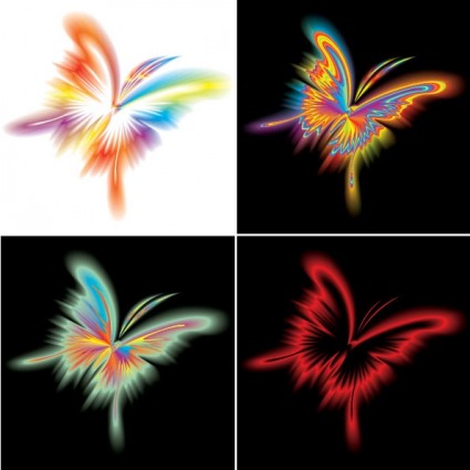 vector modello dinamico farfalla