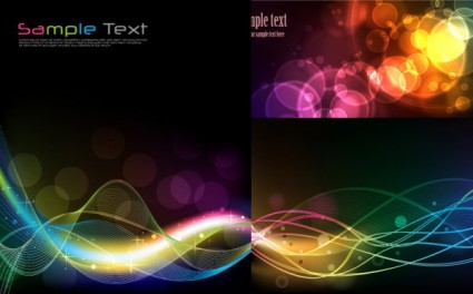 Dynamic Effects Light Line Vector
