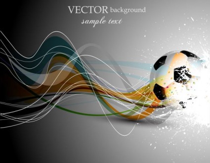 Dynamic Football Vector