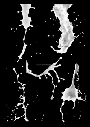 líquido leite dinâmico a série de imagens de alta definição do psd