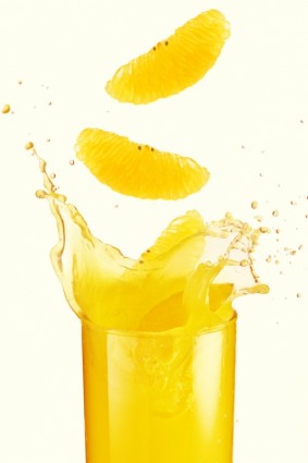 imagens de highdefinition dinâmico de suco de laranja
