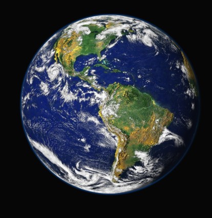 Earth Blue Planet Globe