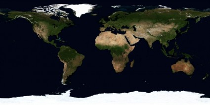 Erde Karte Sommer