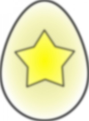 ovo de Páscoa estrela clip-art