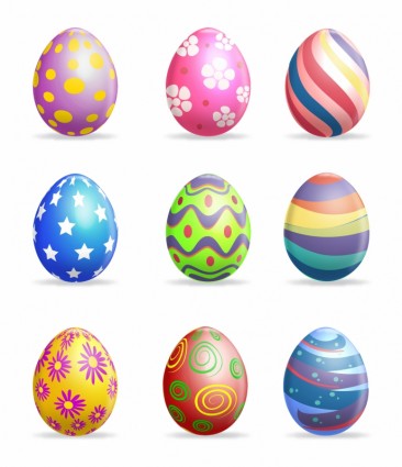 huevos de Pascua en pasto