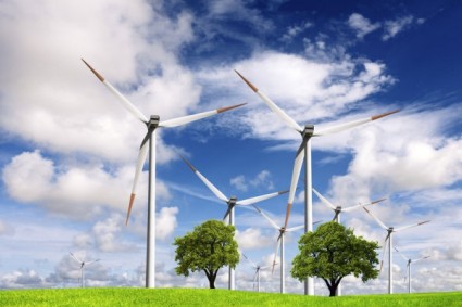ecológica e imágenes hd de energía del viento