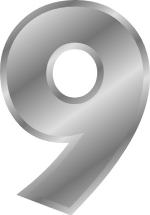 Effect Number Silver Clip Art