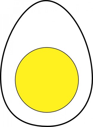 putih telur kuning protein clip art
