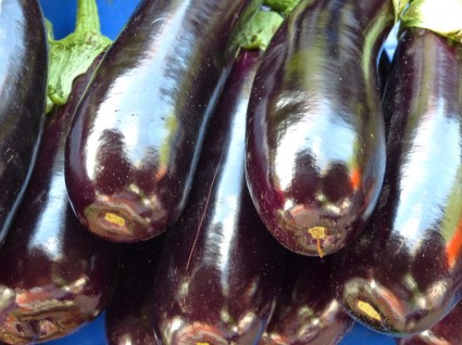 Баклажаны темные овощи